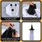 40 Inch Halloween Ghost Light Up Hanging Decor Cute Flying Ghost Party (White) 8 x 8 x 47.2 inches